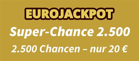 chance eurojackpot